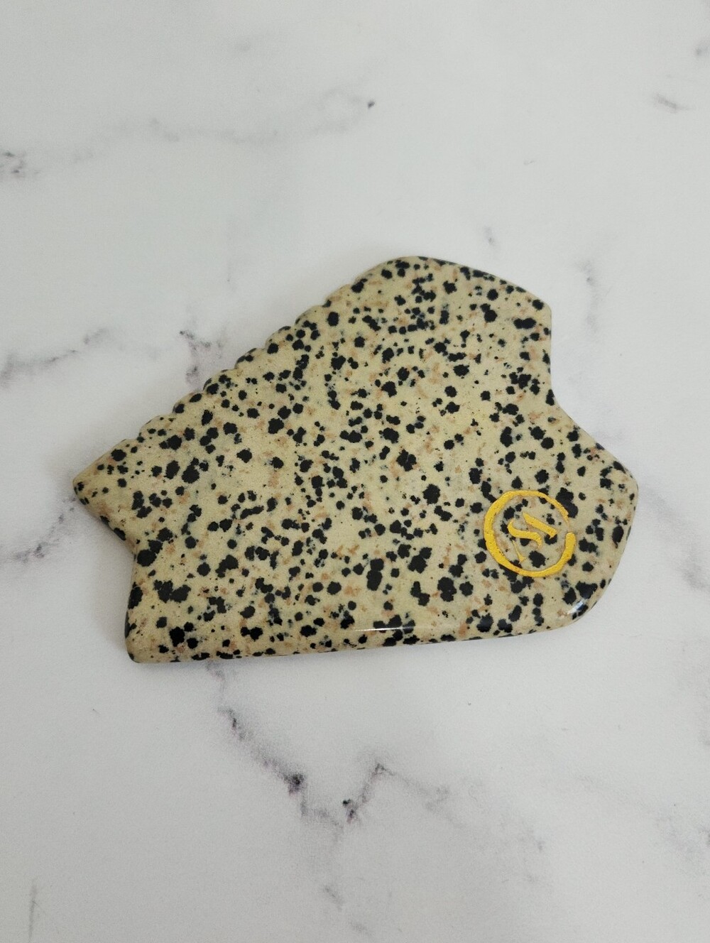 Wabi-Sabi Botanicals x Miakoda Dalmatian Stone Gua Sha